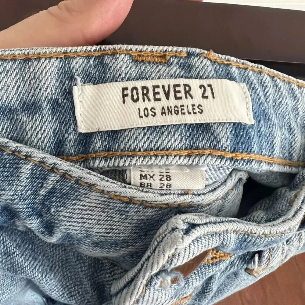 Forever-21 Women's Blue Shorts